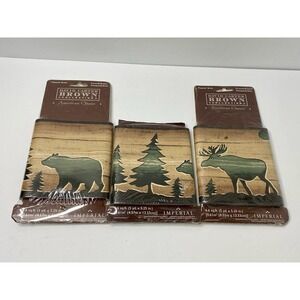 David Carter Prepasted Border American Classic Moose Bears Wilderness Lot Of 3